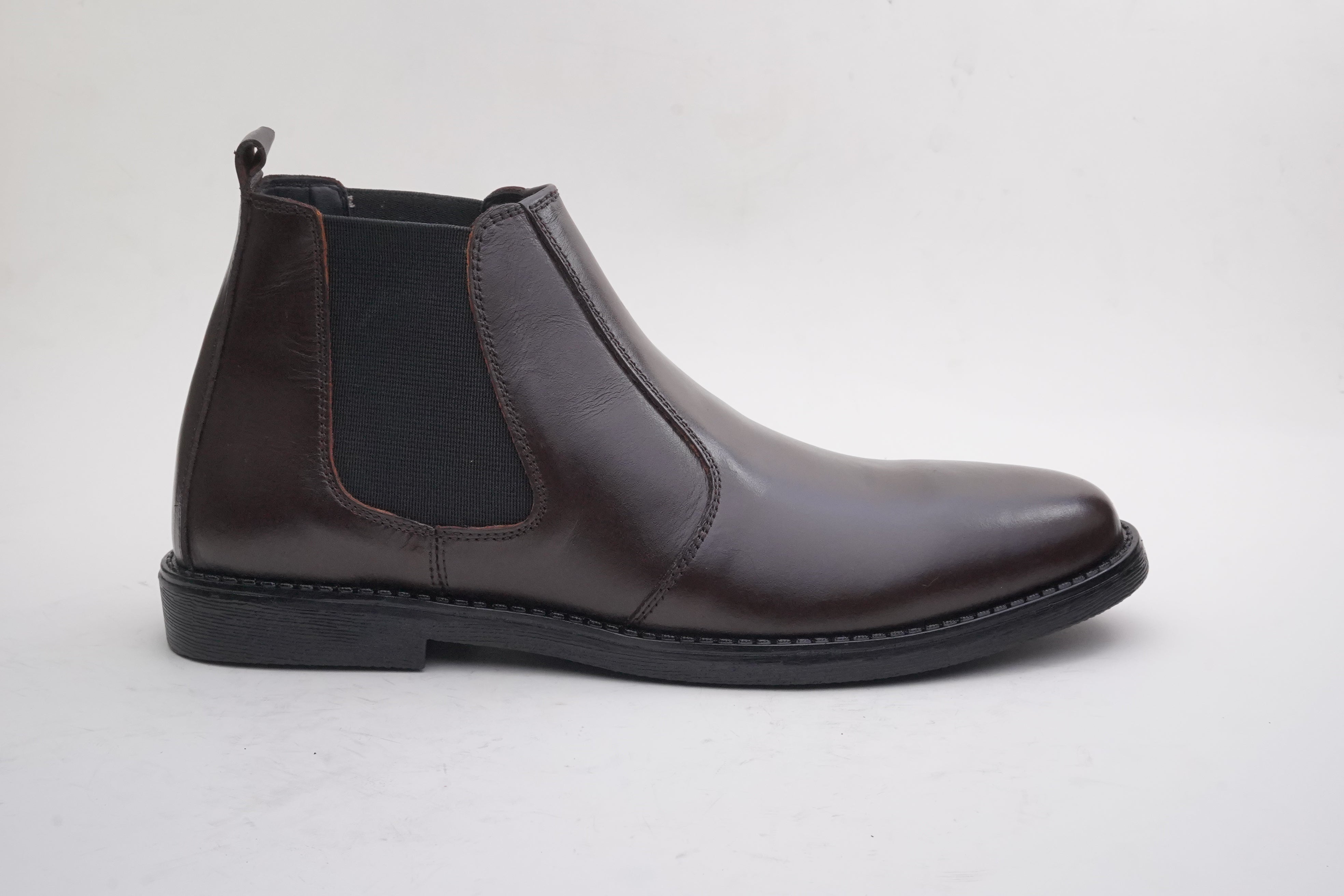 Leather Chelsea Boot Brown DC-03